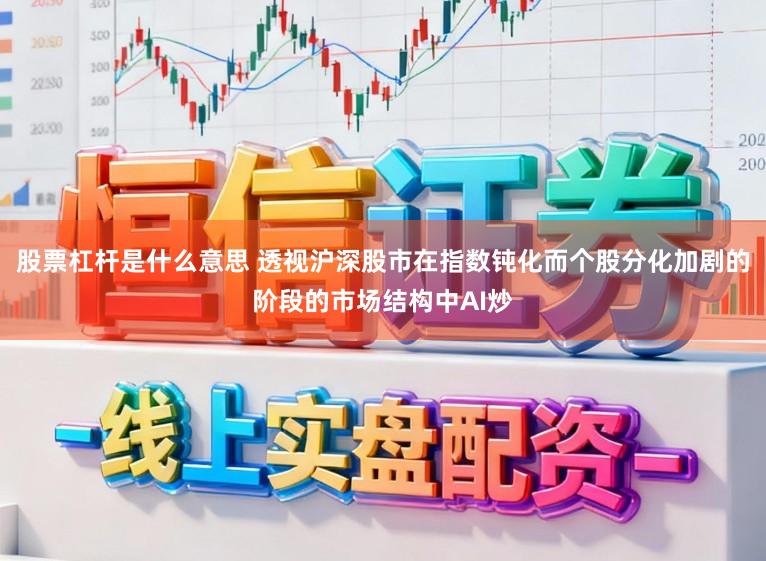 股票杠杆是什么意思 透视沪深股市在指数钝化而个股分化加剧的阶段的市场结构中AI炒