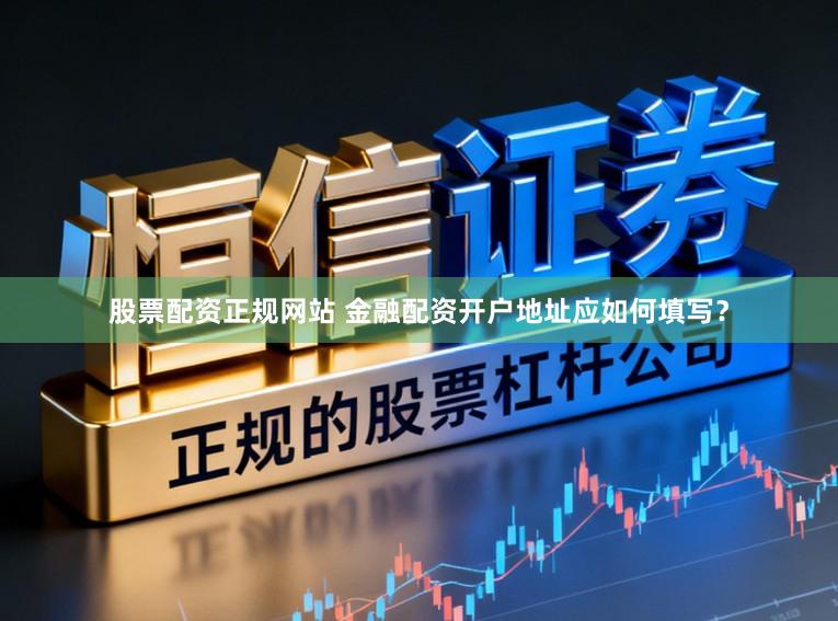 股票配资正规网站 金融配资开户地址应如何填写？