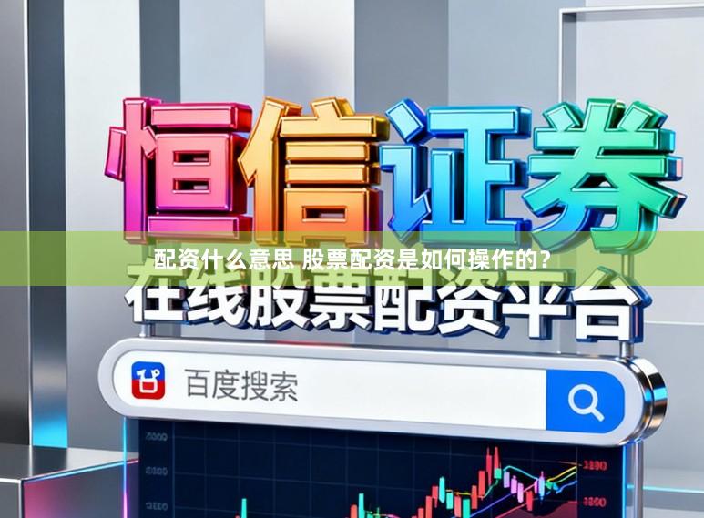 配资什么意思 股票配资是如何操作的？
